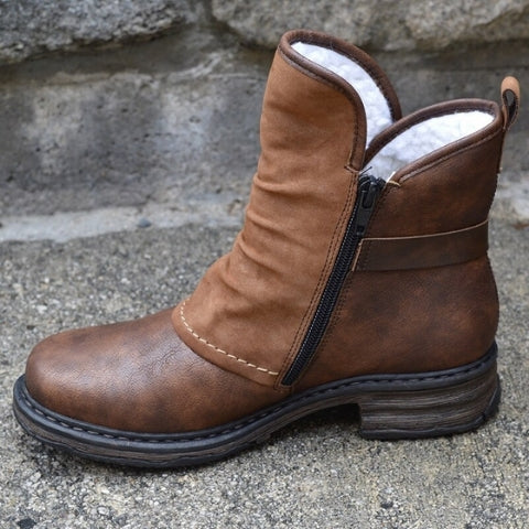Botines de Pelo Marron