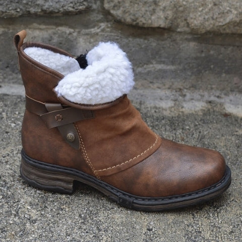 Botines de Pelo Marron