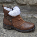 Botines de Pelo Marron
